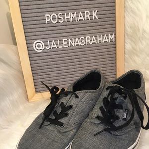 Gray vans sneakers 6 youth